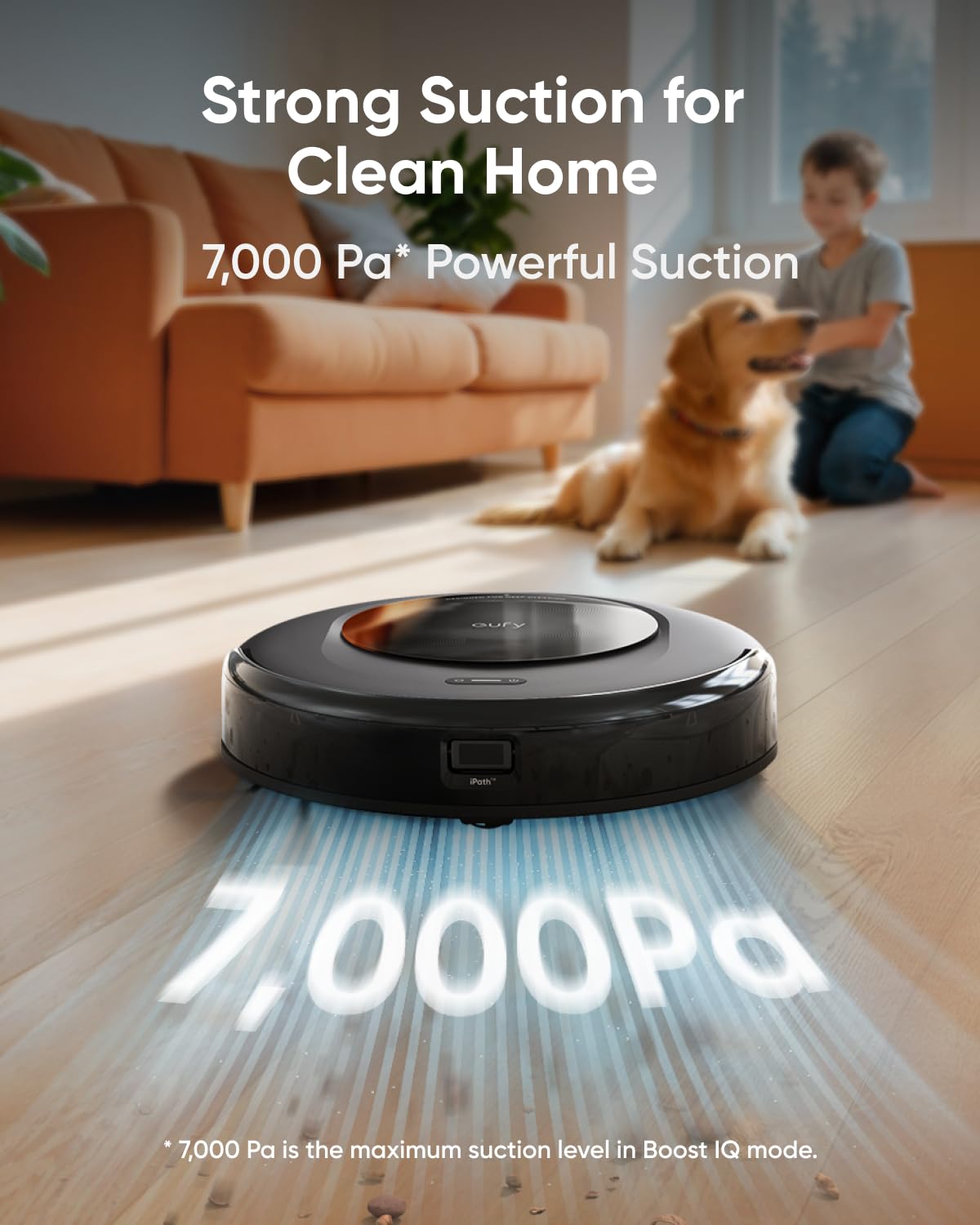 eufy Robot Vacuum Omni C20 with All-in-One Station,3.35-Inch Ultra-Slim Body Replacement Washable Filter for Robot Vacuum Omni C20, 2-Pack