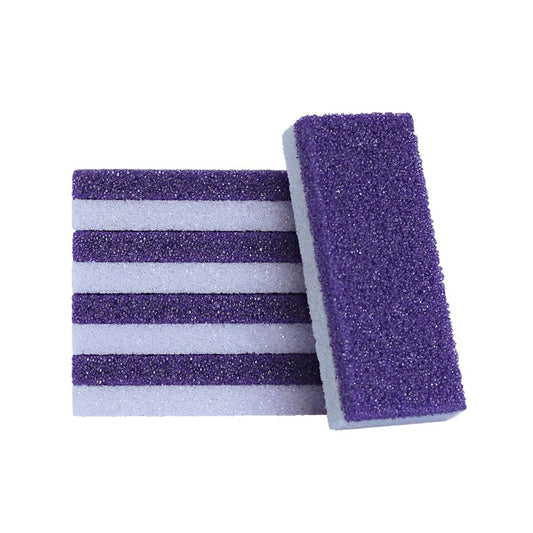 NOVAL Foot Scrubber for Feet Callus Remover Professional Pumice Stone for Feet Cracked Heel Dead Skin Remove 2 Sided Pedicure Tools (Pack of 4)