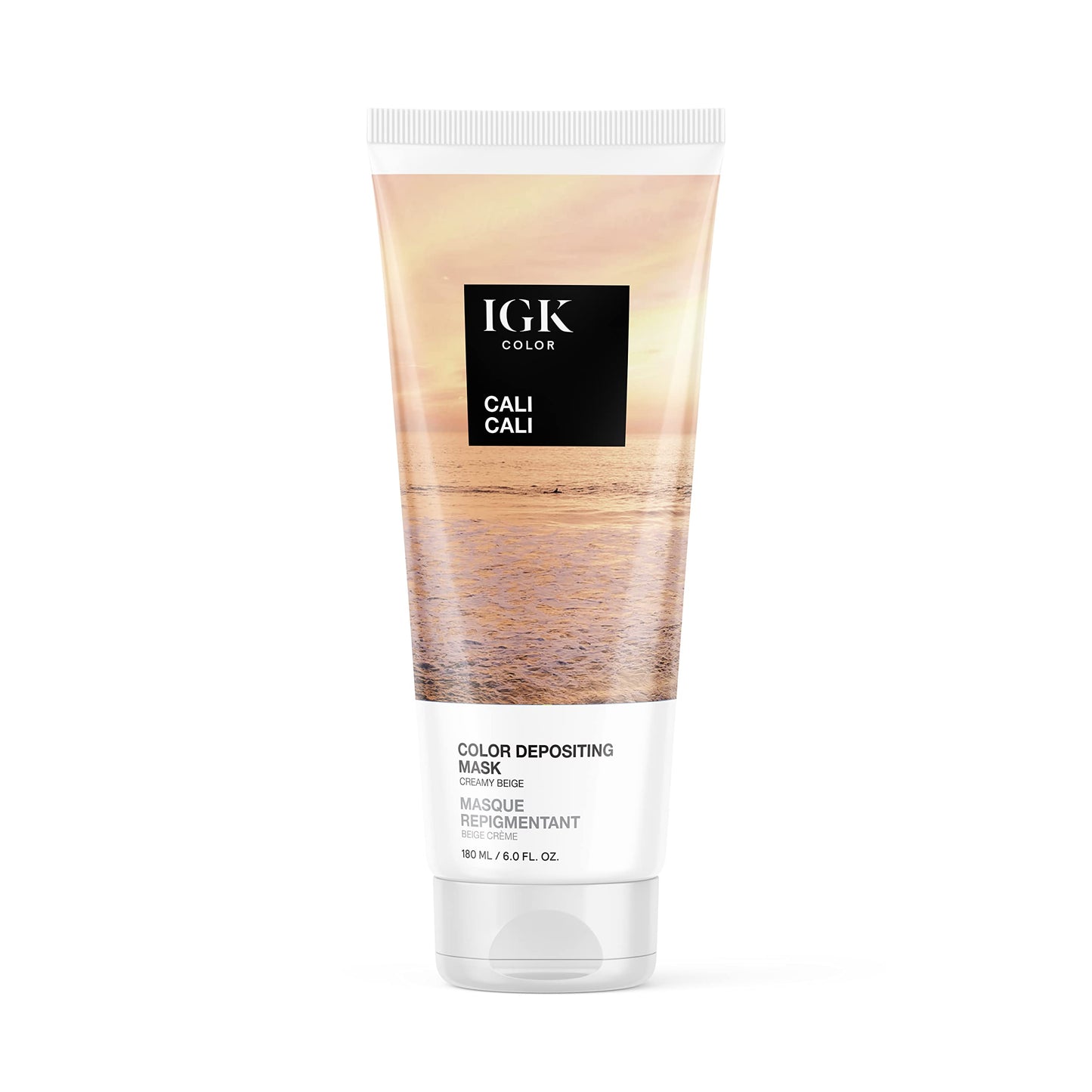 IGK Hair Gloss Toner & Color Depositing Mask | Creamy Beige Semi-Permanent | Vegan + Cruelty Free | Cali Cali