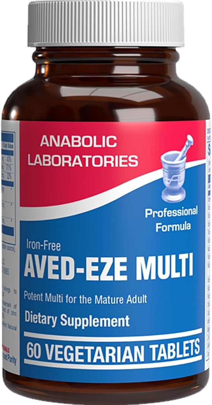 Iron Free Multivitamin for Women 50 and Over - Gentle Easy to Digest Over 50 Multivitamin for Men & Women with 30 Nutrients for Comprehensive Wellness & Immune Support - Made in The US - 30 Servings
