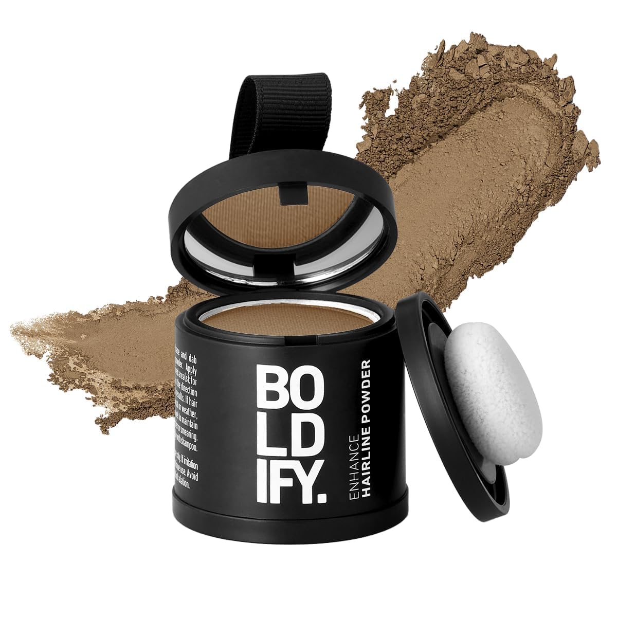 BOLDIFY Hairline Powder (LARGE, 10g) - Root Touch Up Hair Color for Gray Coverage - Bald Spot Concealing Hair Powder for Women &