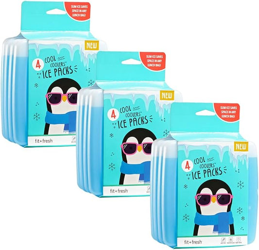 Cool Coolers by Fit & Fresh Slim Ice Packs