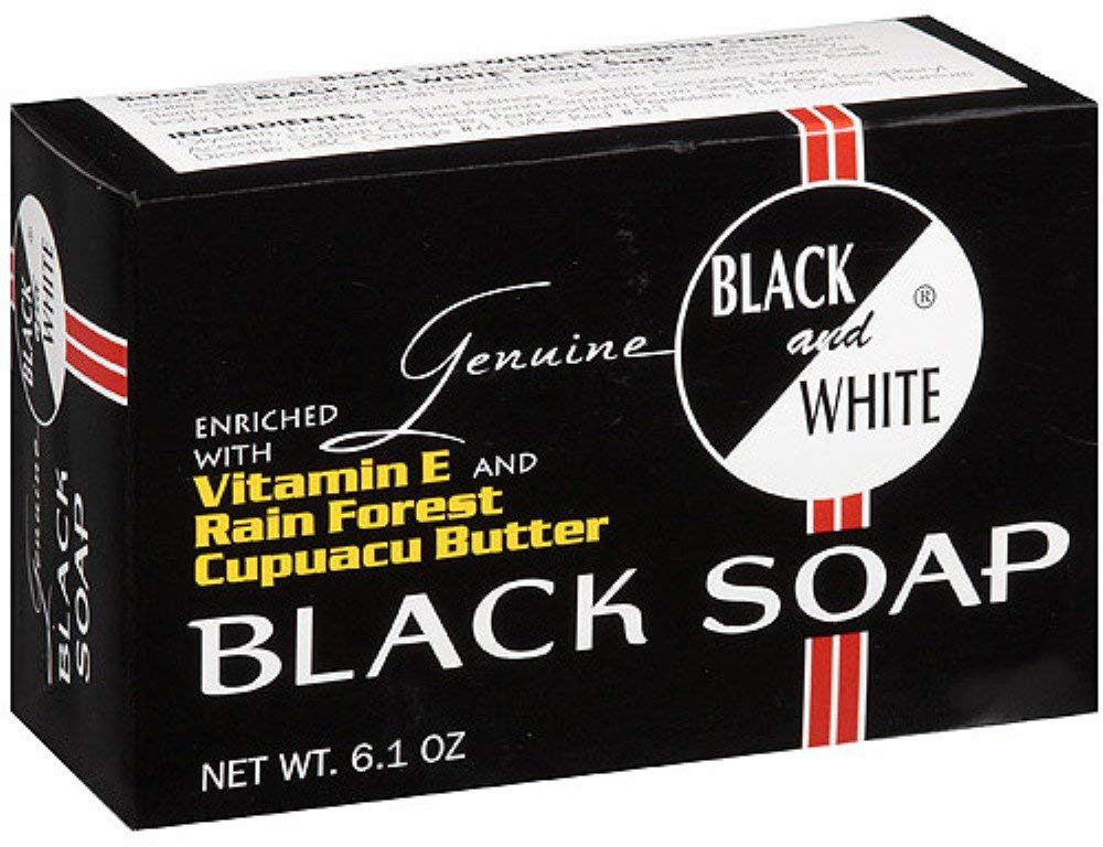 Black And White Black Soap, 6.1 Oz (Pack Of 12)