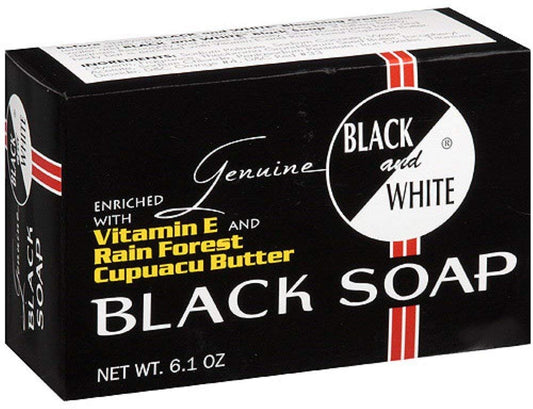 Black And White Black Soap, 6.1 Oz (Pack Of 12)