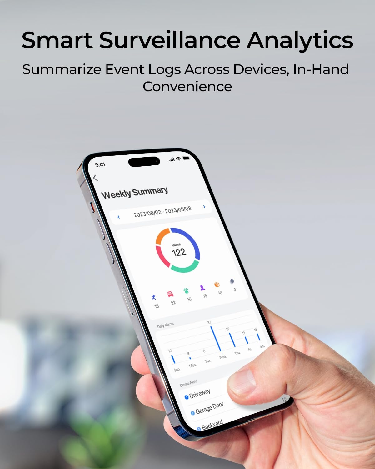 REOLINK Home Hub Pro, Centralized Control for up to 24 Security Cameras, up to 16TB HDD Storage, 2TB HDD Included, AES-128 Encryption, 16MP Streaming, Wi-Fi 6, and 120dB Siren. No Monthly Fees