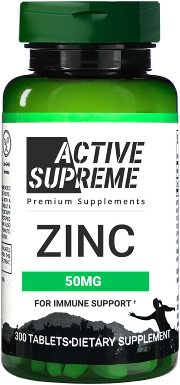 3 Pack Zinc Citrate 50 mg - Supplement to Support Immune System & Reproductive Health