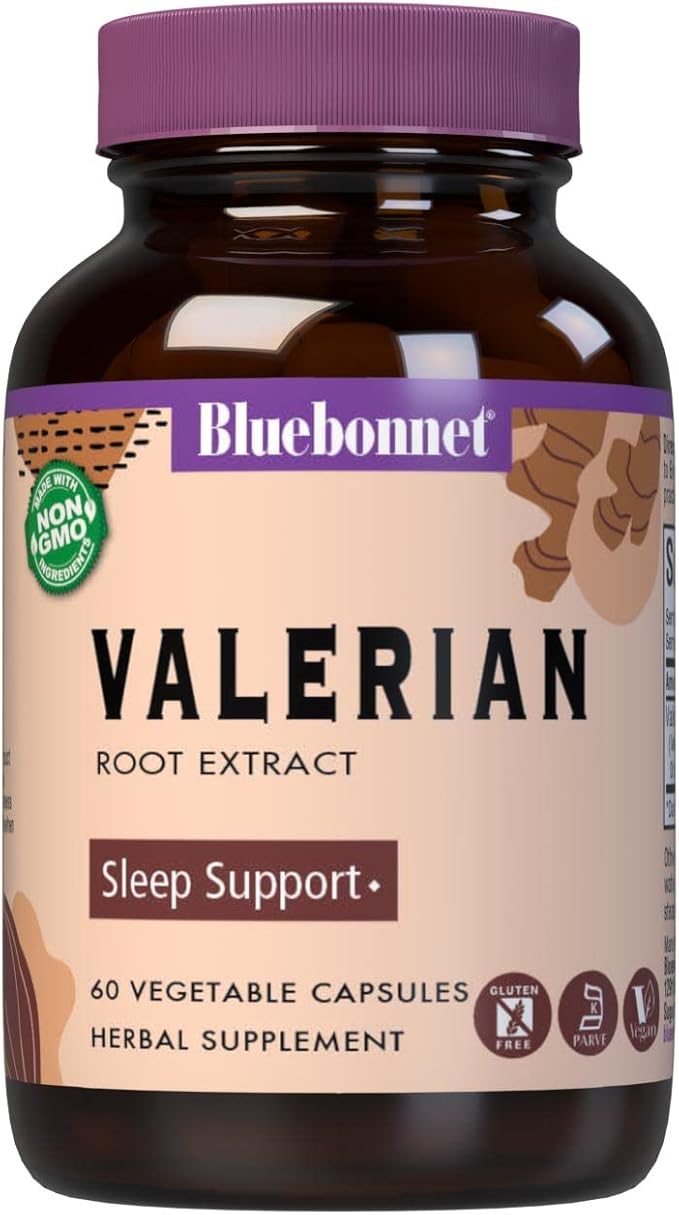 BlueBonnet Valerian Root Extract Supplement, 60 Count