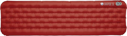 Big Agnes Rapide SL Insulated Sleeping Pad, Orange, Wide Long (25x78)