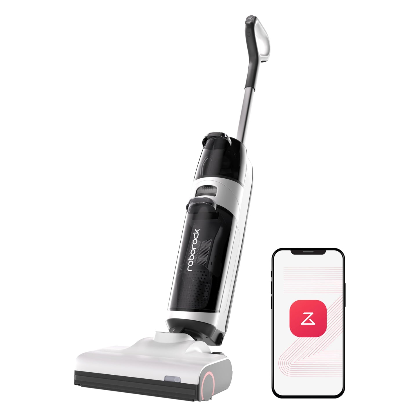 roborock Dyad Air Wet Dry Vacuum Cleaner, Cordless Vacuum Mop Combo with 17000Pa Power Suction, Long Battery, Edge Cleaning, Hardwood Floor Cleaner with Self-Cleaning & Drying System
