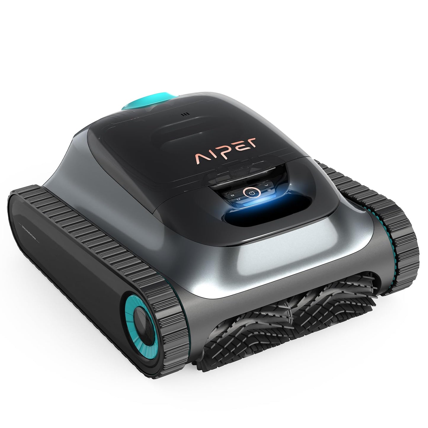 AIPER Scuba S1 Cordless Robotic Pool Cleaner, Pool Vacuum for Inground Pools, Wall and Waterline Cleaning, Smart Navigation for Pools up to 1,600 Sq.ft (Renewed)