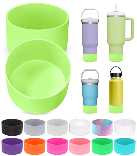 2 PCS for Stanley Boot, Silicone Bottom for Stanley Cup Boot Quencher Adventure 40oz&for Hydroflask Boot 12-24oz for Stanley Tumbler Accessories for Stanley Cup Accessories Avoid Scratches&Noise
