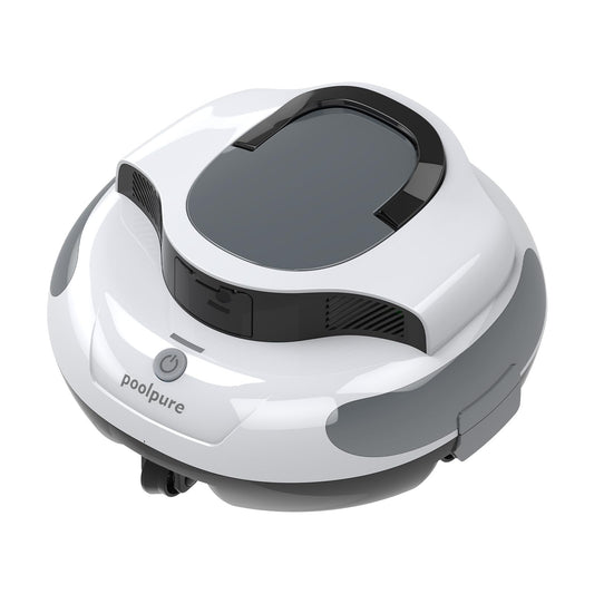 【Super Waterproof】 AquaGuard SE Cordless Robot Pool Cleaner with Dual Driver Motor Automatic Parking Ideal for Ground Pools up to 40 Feet Run Time 120 Minutes, Ultra Durable and Efficient