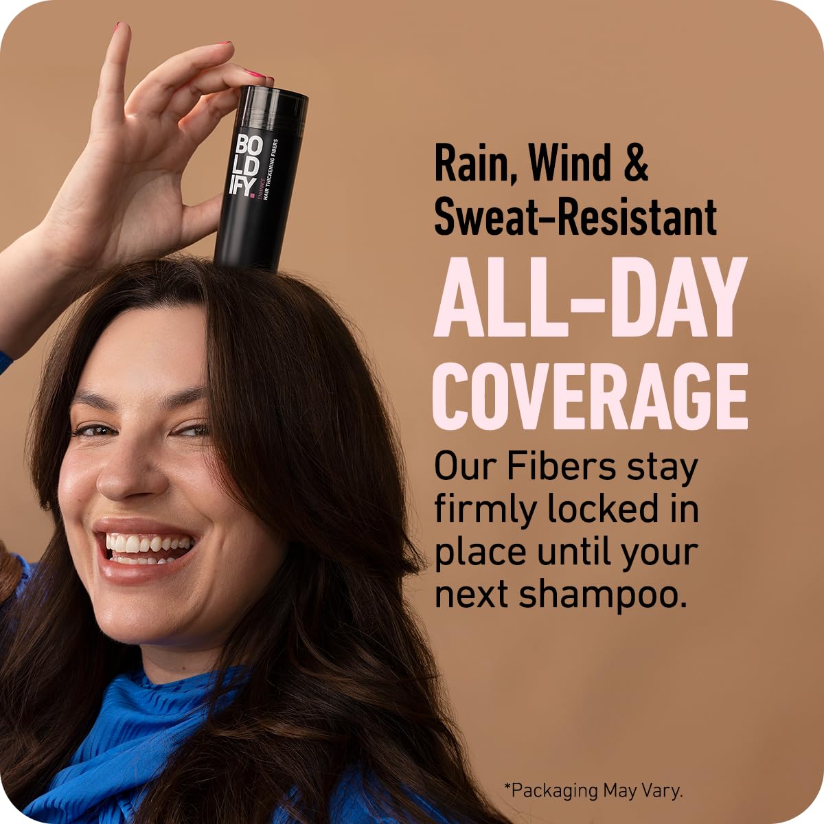 Boldify Hairline Powder + Hair Fiber: bundle that Instantly Conceals Hair Loss Hair Powder for Thinning Hair, Root Cover Up (Black)