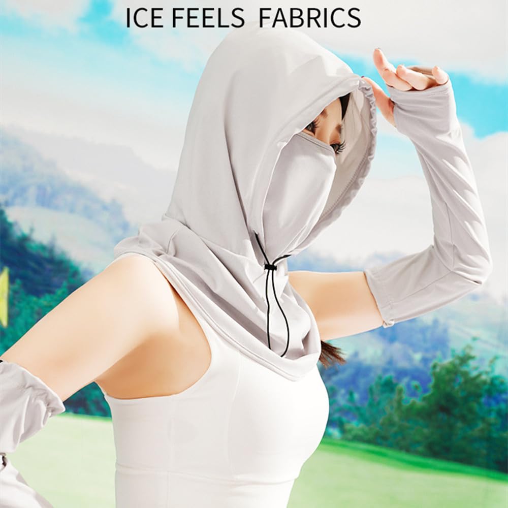 Breathable Camo Sun UV Protection Balaclava Hood Mask Full Head Mask Face Cover for Men Women Cycling Motorcycle Fishing