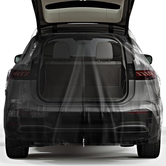 Car Tailgate Mesh Screen,59"x69" Magnetic Car Tailgate Tent Breathable Mesh Net for SUV MPV, UV & Privacy Protection Camping Mosquito Screen for 49.6~53.1in Tail Spacing,Car Camping Accessories-XL