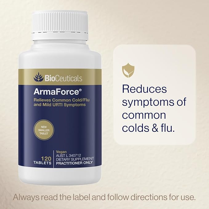 BioCeuticals ArmaForce Immune Support Olive Leaf 120 Tablets Vegan(BCTARML)