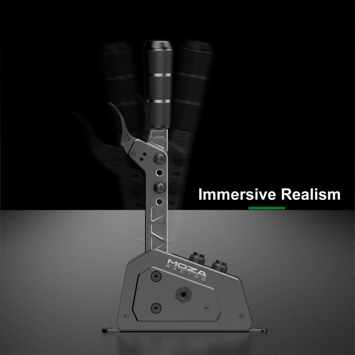 MOZA SGP Sequential Shifter PC USB Racing Similator Joysticks, Versatile Multi-Functional Handle, Non-Contact Hall Sensor, Personalized Adjustability, Dynamic RGB Backlit Mechanical Buttons