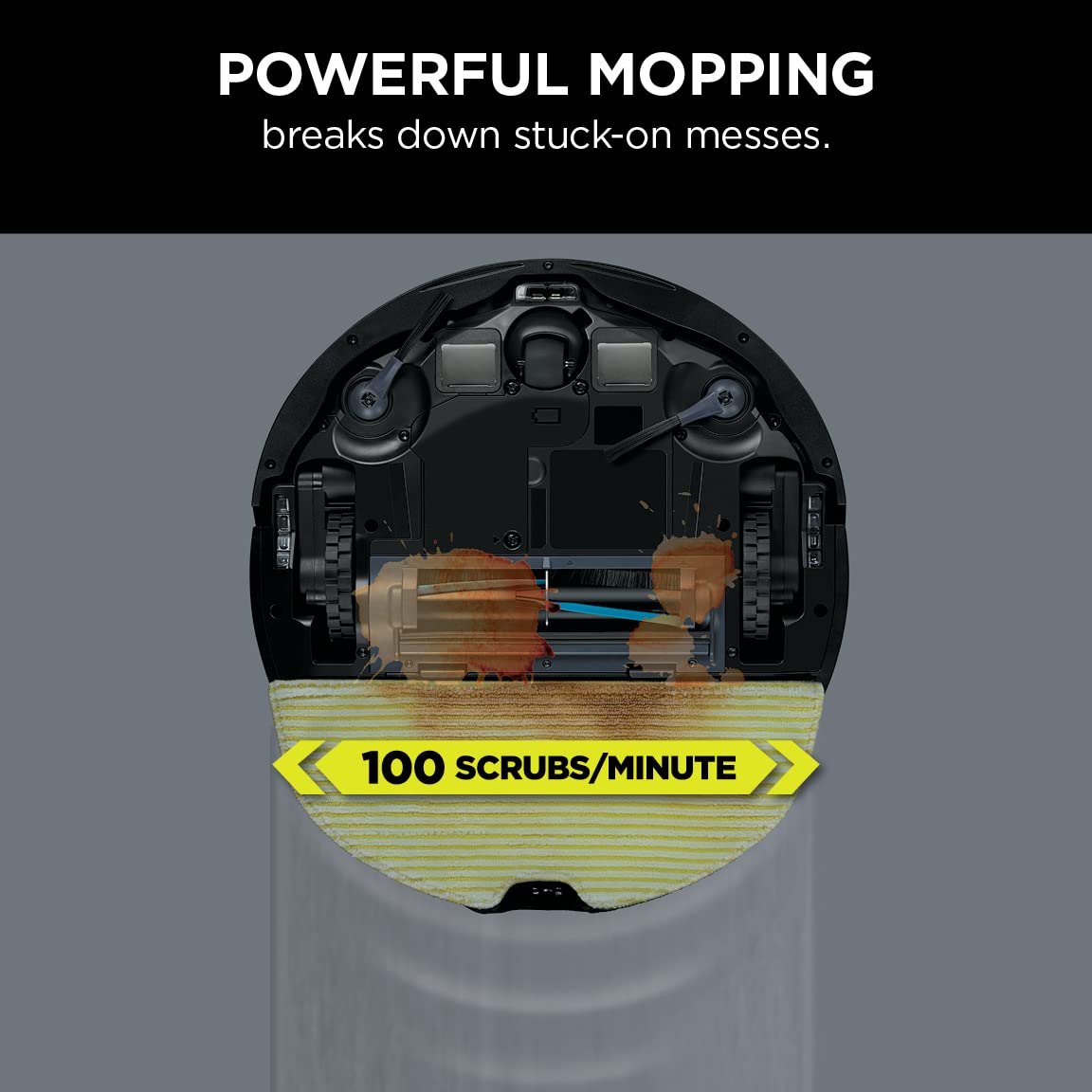 Shark AI Robot Vacuum & Mop, with Home Mapping, Perfect for Pets, Wifi, Works with Alexa, Black/Gold (AV2001WD)