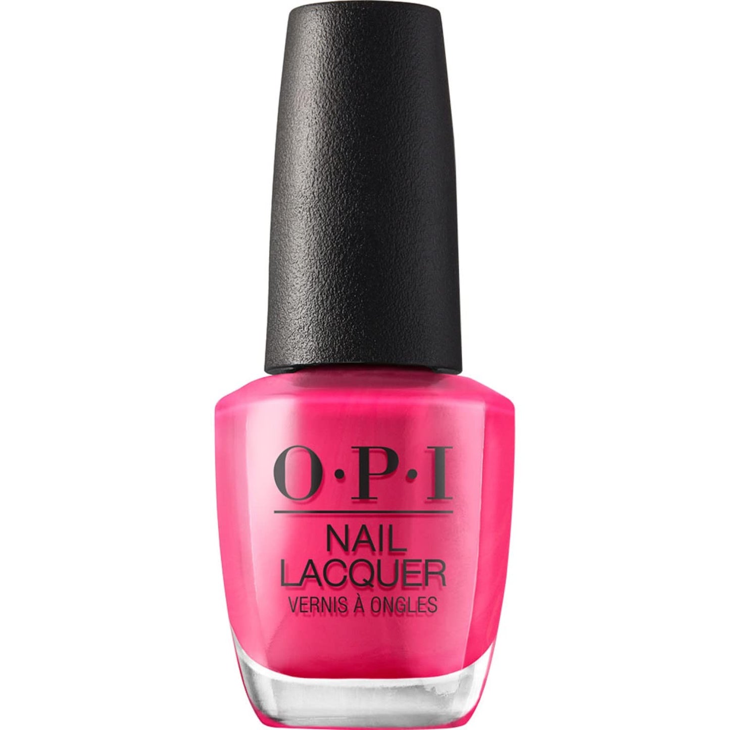 OPI Nail Lacquer Pink Flamenco | Opaque Bright Pink Crème Chip Resistant Nail Polish | Vegan, Fast Drying, Streak Free