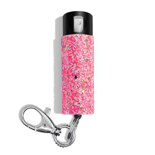 Guard Dog Security Bling it On Pepper Spray, Keychain with Safety Twist Top, Mini and Easy Carry, Lightweight and Fashionable, Maximum Police Strength OC Spray, 16 Feet Range, 0.5 fl oz