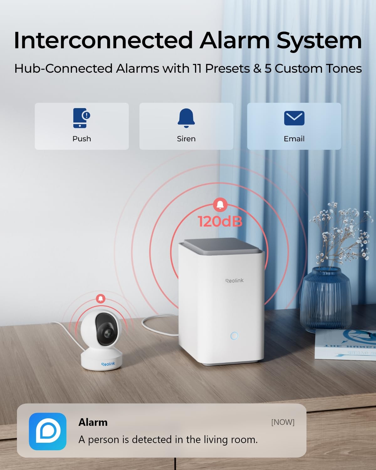 REOLINK Home Hub Pro, Centralized Control for up to 24 Security Cameras, up to 16TB HDD Storage, 2TB HDD Included, AES-128 Encryption, 16MP Streaming, Wi-Fi 6, and 120dB Siren. No Monthly Fees