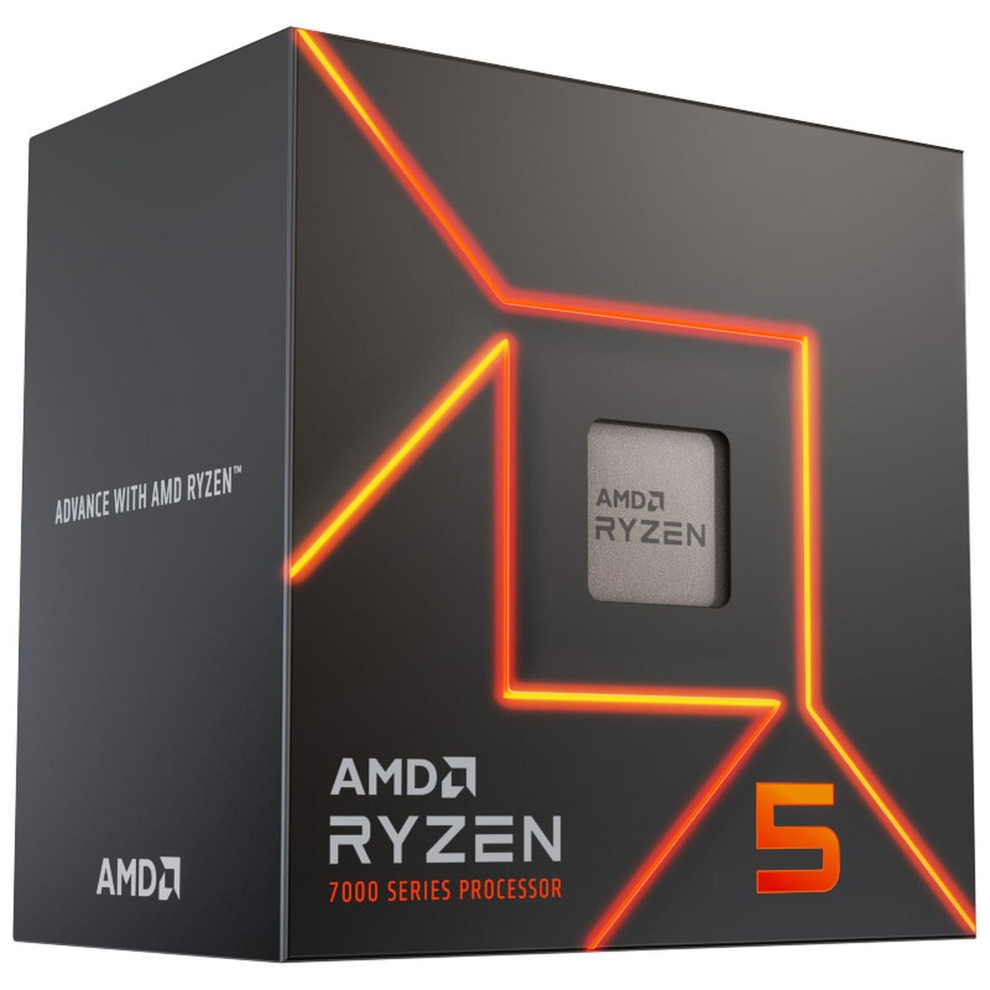 AMD Ryzen 5 7600 6-Core, 12-Thread Unlocked Desktop Processor