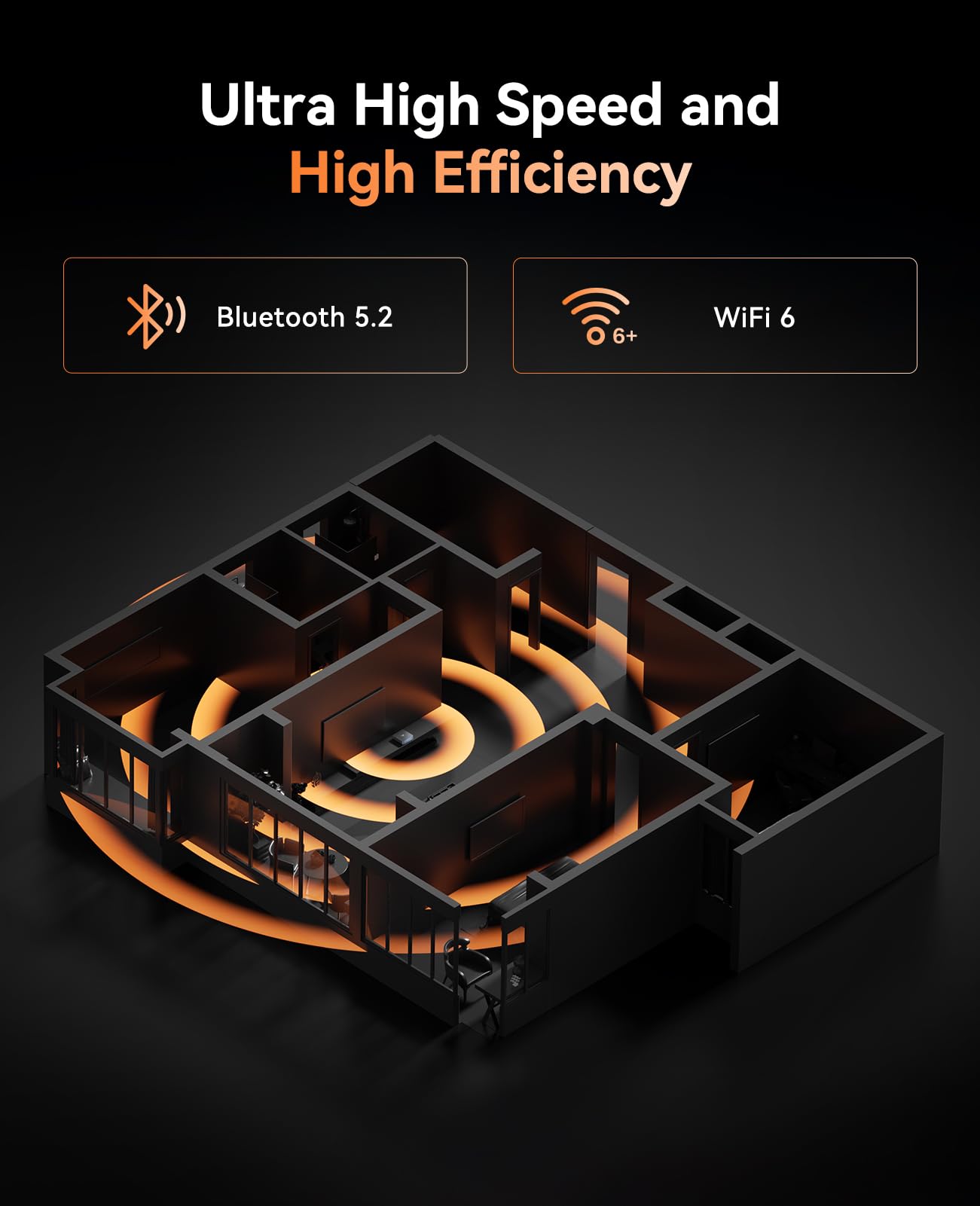 KAMRUI AM21 Mini Gaming PC Ryzen 9 6900HX (Up to 4.9Ghz), Mini Desktop Computer, 16GB DDR5 4800 MHz 512GB SSD, Dual LAN, Dual NVMe PCIe 4.0 SSD Slots, WiFi 6, BT5.2, 4K@60Hz ，Business, Office, Home