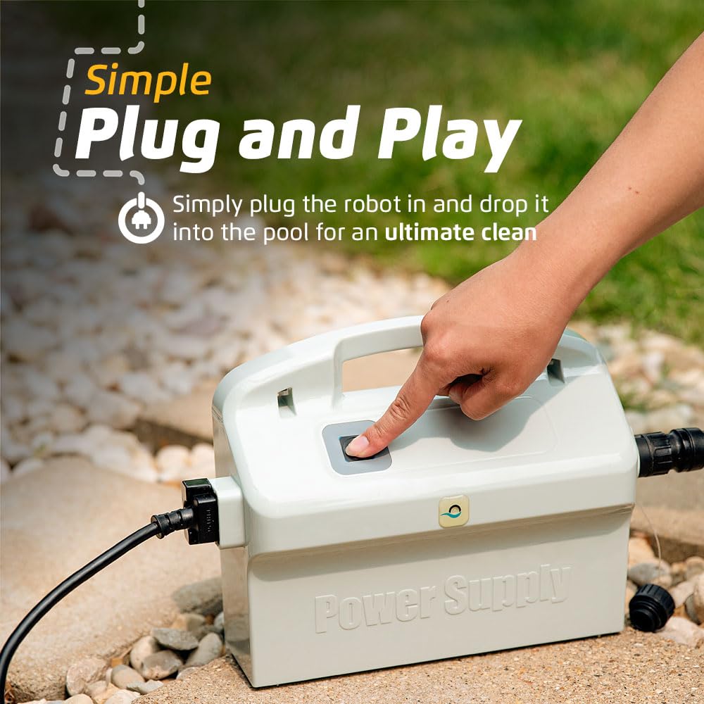 Dolphin Nautilus Pool Up Automatic Robotic Pool Vacuum Cleaner, Floor and Walls Scrubber Brush, Ideal for Above/In-Ground Pools Up to 26 FT in Length