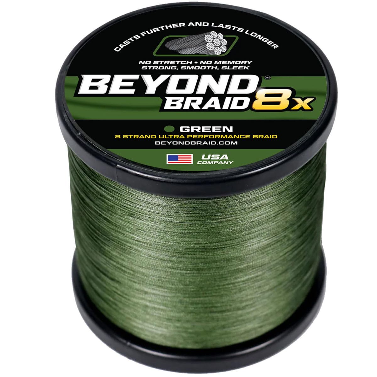 Beyond Braid Green 8X 300 Yards 8LB