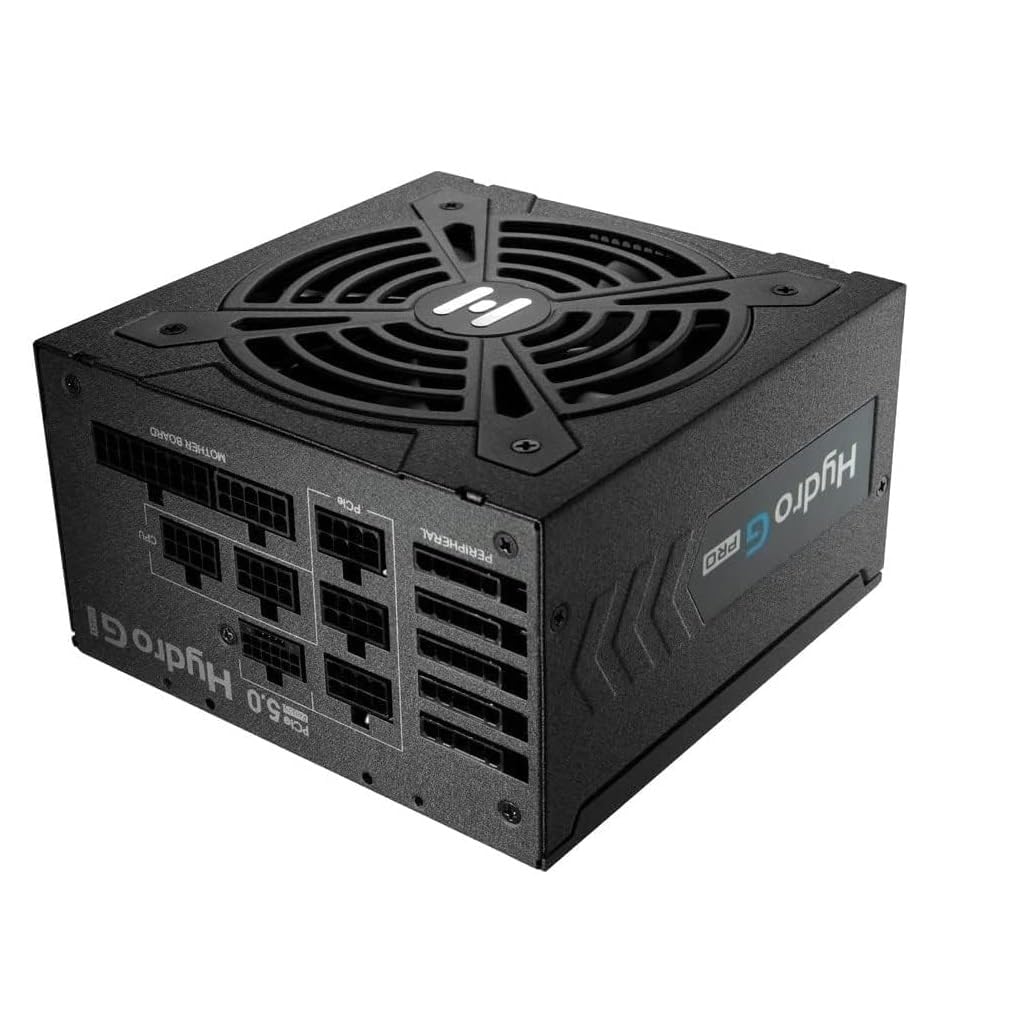 FSP Hydro G PRO 850W Power Supply, 80 Plus Gold, ATX 3.0/PCIe 5(12V-2X6), Full Modular (HG2-850-G5T)