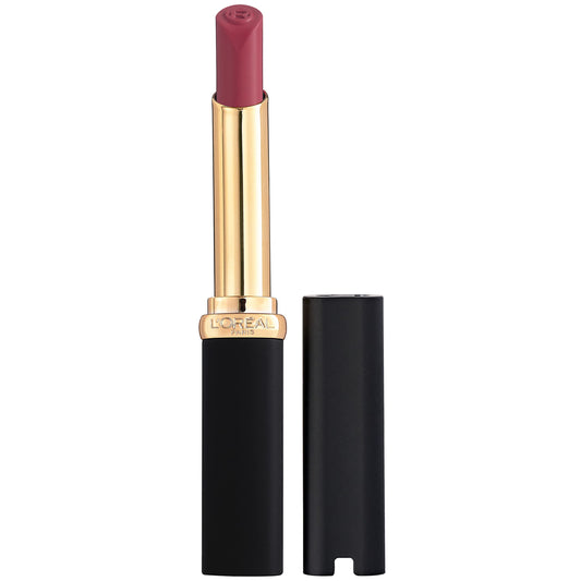 L'Oreal Paris Colour Riche Intense Volume Matte Lipstick, Lip Color Infused with Hyaluronic Acid for up to 16hr All Day Comfort, Le Rosewood Ambition, 0.06 Oz