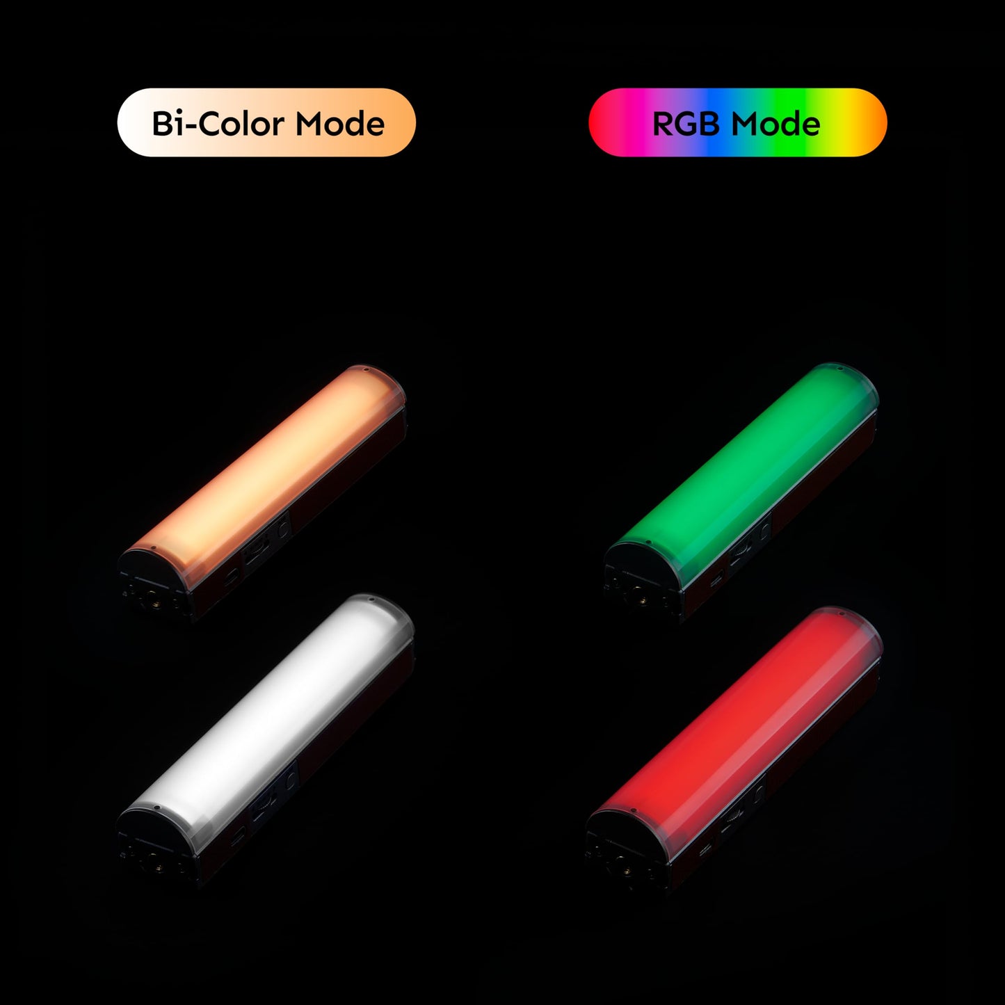 Harlowe LED Tube Light RGB and Bi-Color Handheld Light Wand Stick with App Control, Built-in Battery, Portable Lighting Bar for Photography and Videography, Blade 5