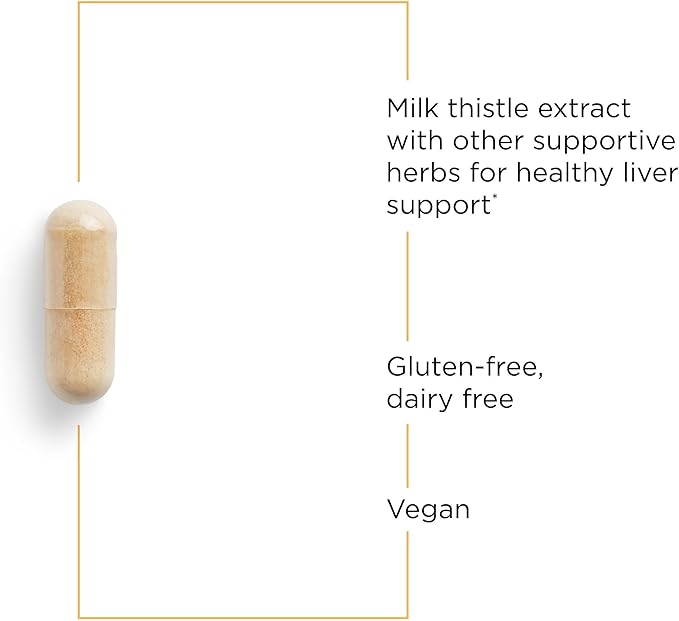 Integrative Therapeutics Super Milk Thistle X - Liver Support Formula* - Standardized to Silymarin - Liver Health Support with Artichoke Leaf, Dandelion Root & Licorice Root Extracts* - 120 Capsules