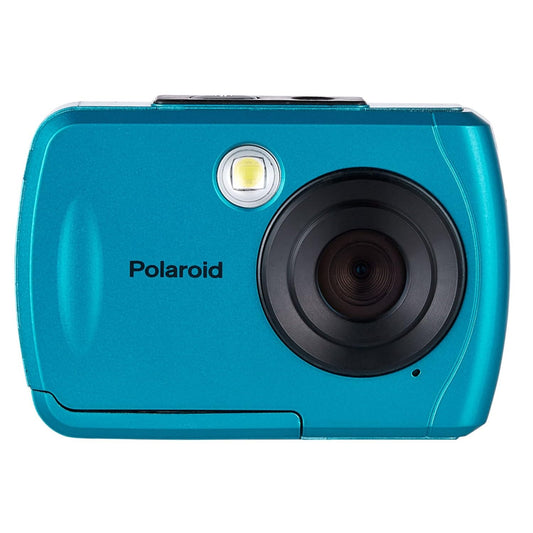 Polaroid IS048 Waterproof Instant Sharing 16 MP Digital Portable Handheld Action Camera, Teal