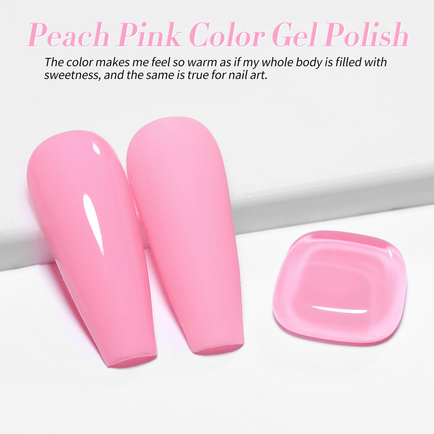 Born Pretty Pink Gel Nail Polish 15ml Paris Pink Color Nail Art Design Manicure DIY Salon Home Long Lasting