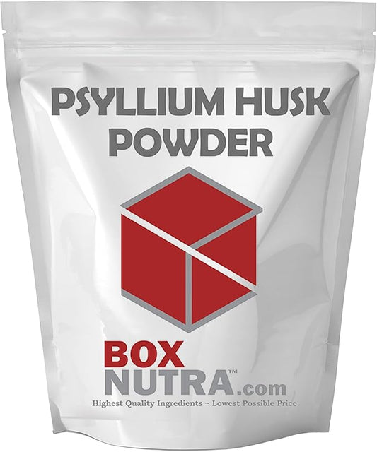 BoxNutra Psyllium Husk Powder - Bulk-Forming Laxative - Promotes Regular Bowel Movements - Improves Digestion, 500g