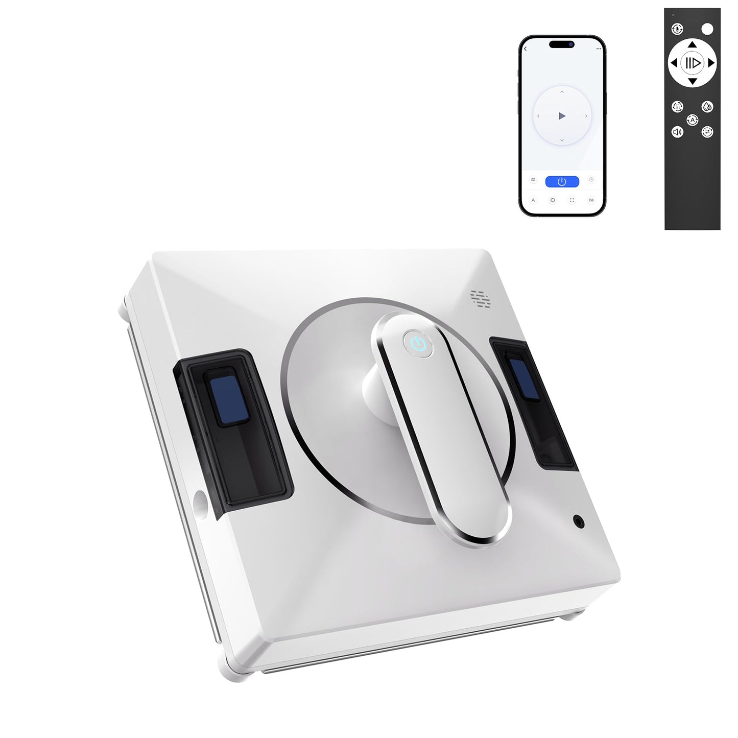 Smart Window Cleaning Robot With Dual Water Spray,3800pa Suction, Multiple Anti - Fall Protection,AI Path Planning,App & Remote Control,Ideal Window Washer Robot For High-Rise Windows And Glass Doors