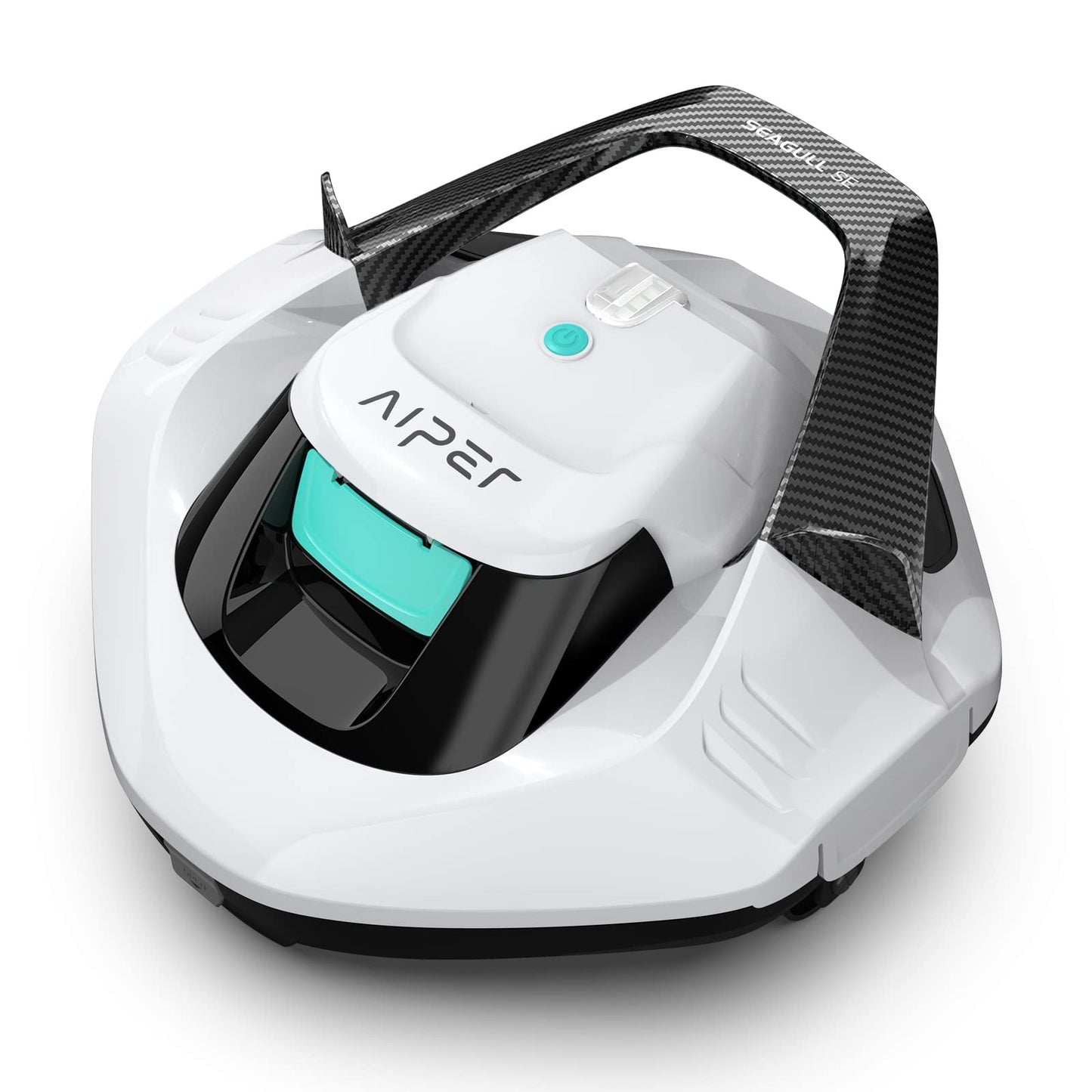 AIPER Cordless Robotic Pool Cleaner, Pool Vacuum Lasts 90 Mins, LED Indicator, Self-Parking, Ideal for Above-Ground Flat Pool up to 860 sq.ft.