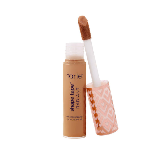 tarte shape tape radiant medium coverage concealer - 47S tan-deep sand (tan to deep skin with warm, golden undertones) - full size