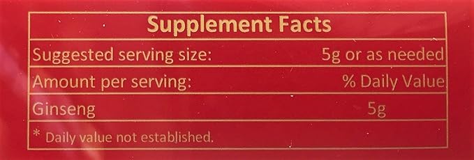 Hand-Selected A Grade American Ginseng Slice Medium Slice (8 Oz. Gift Bag)