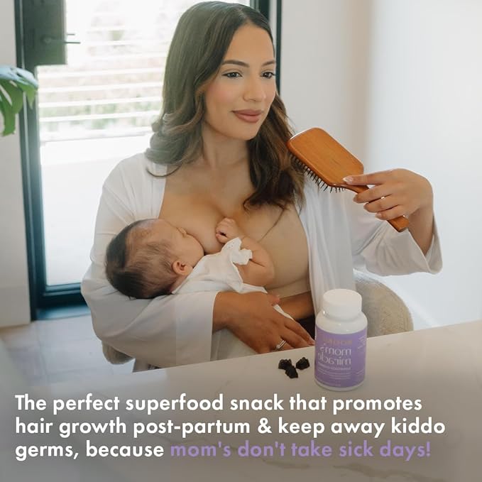 Boobie Bears Lactation Support Gummies | Helps As Milk Supply Booster & Supports Immune Health & Hair Growth | Breastfeeding Supplements with Zinc & Elderberry for Milk Supply Increase, 120 Count