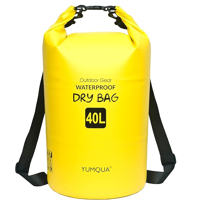 Waterproof Dry Bag Backpack 5L/10L/20L/30L/40L, Roll Top Floating Waterproof Storage Bags for Kayaking, Boating, Swimming, Hiking, Camping and Fishing