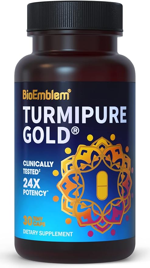 BioEmblem Turmeric Curcumin with Clinically Studied TurmiPure and Joint Support