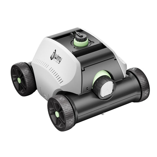 Cordless Robotic Pool Vacuum, Above Ground Pool Vacuum,Powerful Suction&130mins Running Time,6600mAh Battery, Ideal for Flat Above Pools Up to 1300 Sq.ft