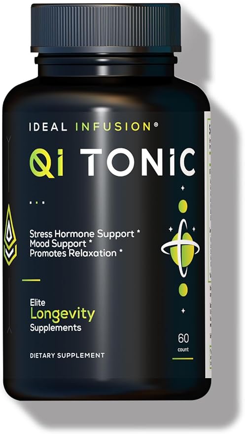 Ideal Infusion Cortisol Blocker and Mood Support: Promotes Relaxation & Stress Relief - Overall Wellbeing & Serenity, Astragalus Root, Ashwagandha, Passion Flower (60 Servings) Vegan