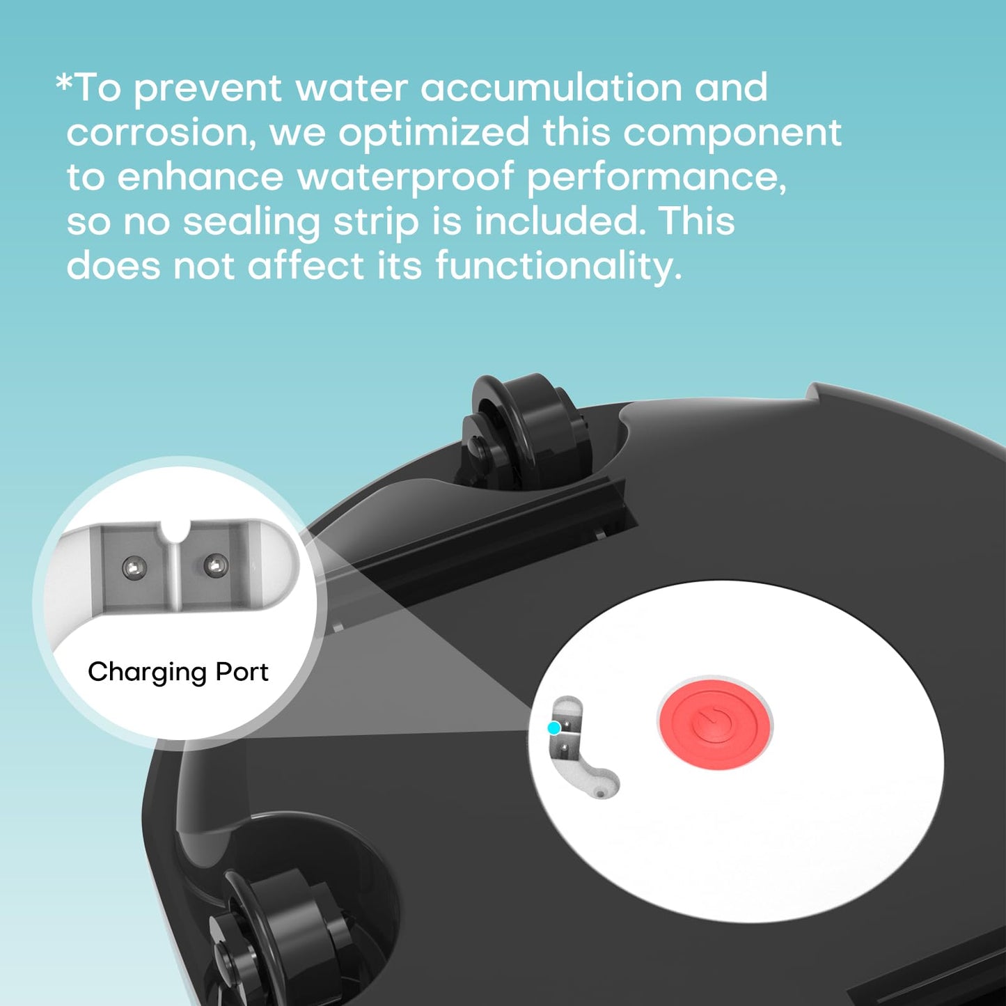 Cordless Robotic Pool Cleaner,Powerful Suction & Dual-Layer Filtration Automatic Vacuum for Above-Ground Pools up to 645 Sq. Ft, Lightweight, Self-Parking