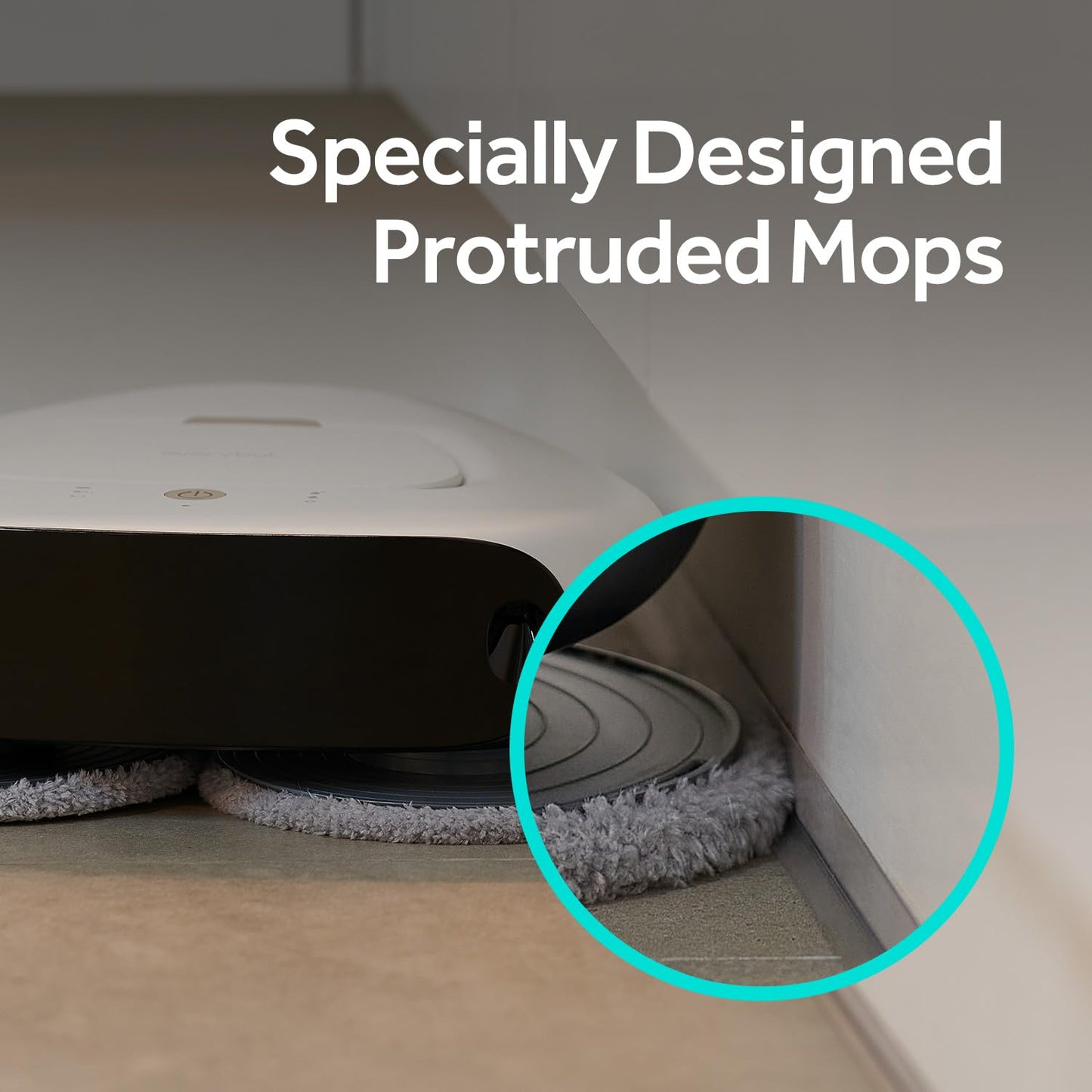 EVERYBOT Three-Spin Robot Mop - Ultra Quiet Smart Mopping Robot Cleaner Only | Powerful Stylish 3 Spin Wet Mop for Hard Floor & Tile Cleaning with Remote Control | Large Water Tank