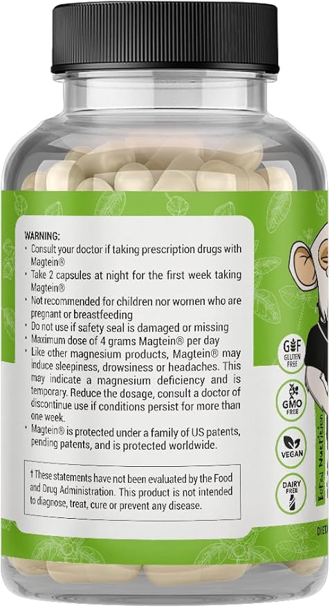 Bored Nutrition M2K: Magtein Magnesium L-threonate & Ashwagandha Supplement - 1500mg Magtein, 300mg KSM-66, Plus 200mg Magnesium