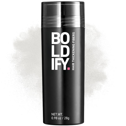 BOLDIFY Hair Fibers 12g | Dark Gray | Thinning Hair Solution for Men & Women
