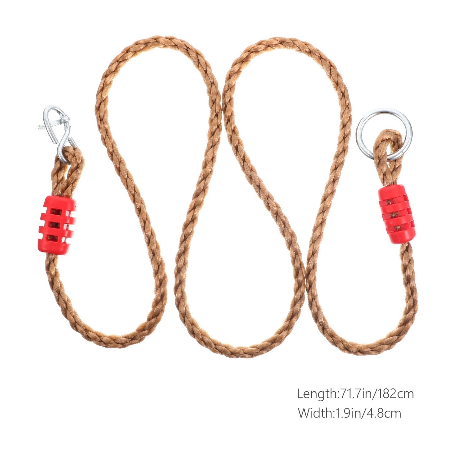 HONMEET 2Pcs Hammock Rope Strap 71.53X1.89X0.79in for Tree Swing and Chair